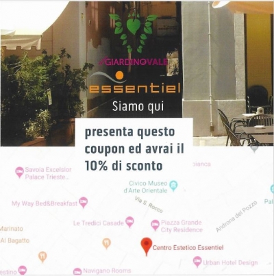 10% di sconto al CENTRO ESTETICO SPA ESSENTIEL